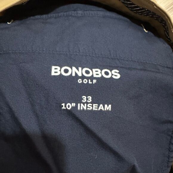 Bonobos Maide Golf Shorts Mens 33/10 Khaki Beige Tan Chino Performance (33x10) - Picture 3 of 9